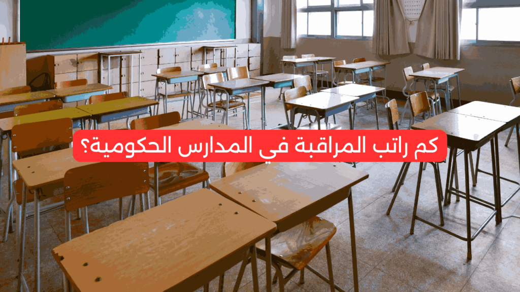 كم راتب المراقبة في المدارس الحكومية؟