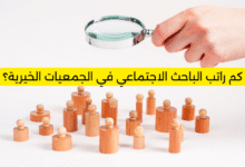 كم راتب الباحث الاجتماعي في الجمعيات الخيرية؟