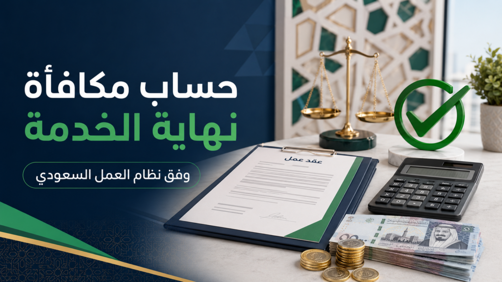 طريقة حساب مكافأة نهاية الخدمة في السعودية حسب نظام العمل